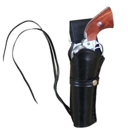 Western Holster - Standard Barrel - LH Draw - Plain Black