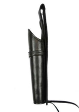 Western Holster - Long Barrel - RH Draw - Plain Black