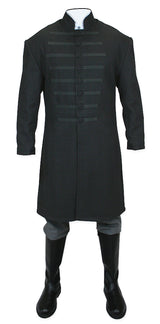 Field Marshal Wool Coat - Black