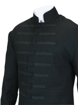 Field Marshal Wool Coat - Black