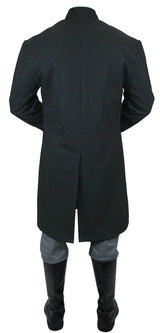 Field Marshal Wool Coat - Black