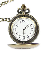 Filigree Mini Pocket Watch - Antique Brass