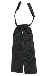 Satin Puff Tie - Black Farnsworth