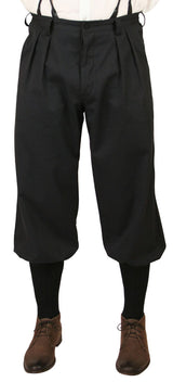 Mens Knickers - Black Twill
