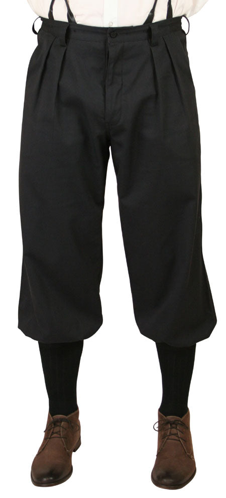 Mens Knickers - Black Twill