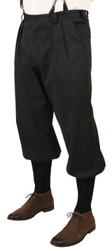 Mens Knickers - Black Twill