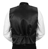 Showman Vest and 2 Ties Set - Silver