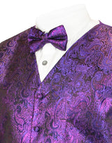 Showman Vest and 2 Ties Set - Purple