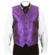 Showman Vest and 2 Ties Set - Purple