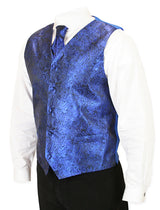 Showman Vest and 2 Ties Set - Royal