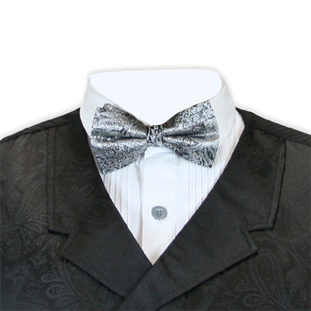 Showman Bow Tie - Silver