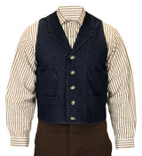 Corden Vest - Denim