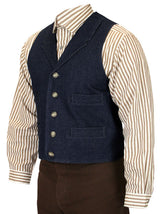 Corden Vest - Denim