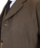 Sable Brushed Cotton Frock Coat