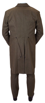 Sable Brushed Cotton Frock Coat