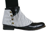 Premium Mens Button Spats - Summerhill Stripe