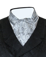 Coventry Paisley Ascot - Silver/Black