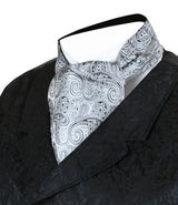 Coventry Paisley Ascot - Silver/Black
