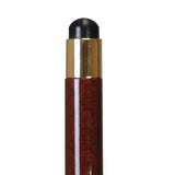 Faux Ivory Walking Stick - Gold Tone