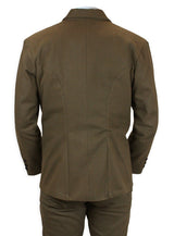 Sable Brushed Cotton Sack Coat