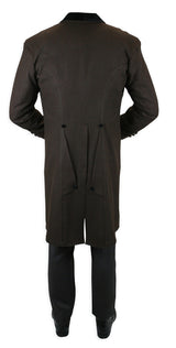 Davenport 100% Wool Frock Coat - Brown