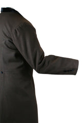 Davenport 100% Wool Frock Coat - Brown