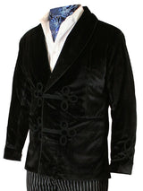 Vintage Smoking Jacket - Black Velvet