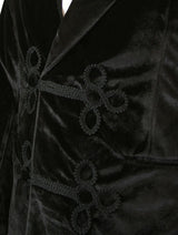 Vintage Smoking Jacket - Black Velvet