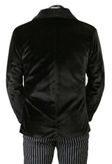 Vintage Smoking Jacket - Black Velvet