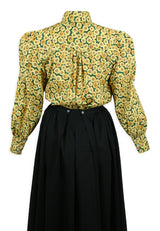 Somerset Blouse - Yellow Floral