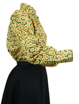 Somerset Blouse - Yellow Floral