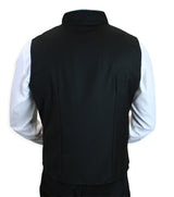 Buckingham Vest - Black/White