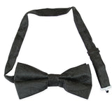 Montgomery Paisley Bow Tie - Black