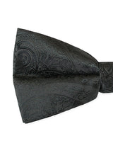 Montgomery Paisley Bow Tie - Black