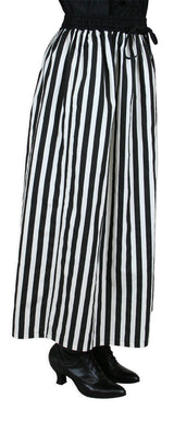 Lydia Striped Skirt - Black/White