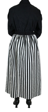 Lydia Striped Skirt - Black/White