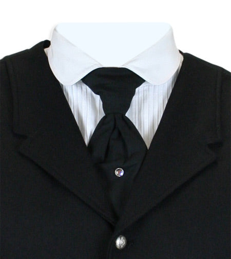 Cotton Teck Tie - Solid Black