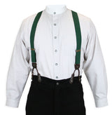 Green Elastic Y-Back Braces