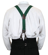Green Elastic Y-Back Braces