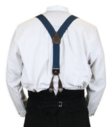 Navy Elastic Y-Back Braces