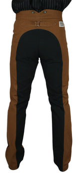Olson Saddle Pants - Tan/Black