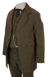 Sable Old West Marshall Coat - Brown