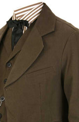 Sable Old West Marshall Coat - Brown