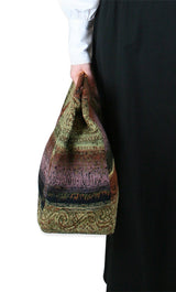 Large Carpetbag - Rust Stripe