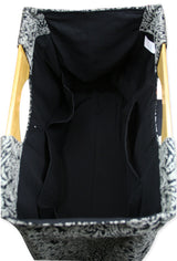 Large Carpetbag - Black Chenille