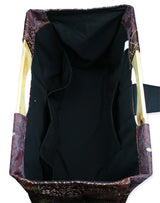 Large Carpetbag - Wine Paisley