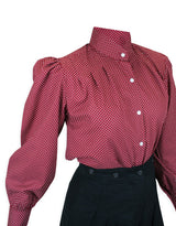 Somerset Blouse - Burgundy