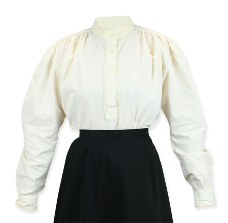 Lorraine Work Blouse - Ivory