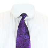 Showman Four-In-Hand Tie - Purple
