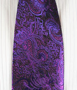 Showman Four-In-Hand Tie - Purple